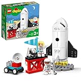 LEGO 10944 DUPLO Spaceshuttle Weltraummission, Spielzeug-Rakete mit Steine...