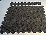 1 Set Dachschindeln Schiefer (55 mm) grau