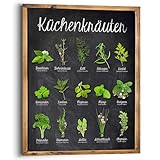 REINDERS Wandbild, Küchenkräuter, Küche, Bilder, Wanddeko, Room Decor,...