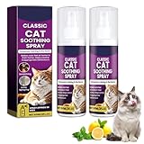 Ronronner 2 Stück Pet Calming Spray, Katzen Beruhigung, Katzen...