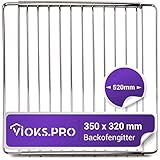 Viоks.pro Backofen Gitterrost Einstellbar 350/520mm x 320mm Grillrost...