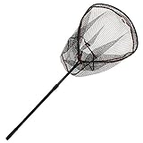 DLT Gummierter Profi Raubfisch Unterfangkescher L mit Tasche