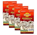 SUNTAT Kürbiskerne ungeschält geröstet & gesalzen 4er Pack (4 x 200 g...