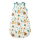 Mosebears Baby Winter Schlafsack Kinderschlafsack 2.5 Tog aus Baumwolle...