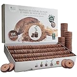 Kokos Quelltabletten mit Nährstoffen: 125 Premium Quelltabs aus...