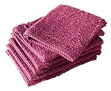 De Witte Lietaer 194825 Waschlappenset 6-TLG., Baumwolle, Fuchsia, 15 x 22...
