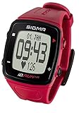 Sigma Sport Pulsuhr iD.RUN HR rouge, GPS-Laufuhr, Handgelenk-Pulsmessung,...