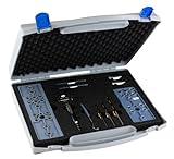 Montagehilfe Türbeschlag, Bohrlehre und Zubehör im EBH-Set