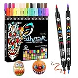 36er Set Porzellanstifte mit Doppelspitze, 72 Farben, Keramik Stifte...