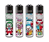 Clipper Feuerzeuge 4er Set Clowns