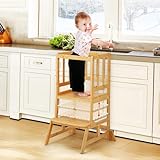 COSYLAND Höhenverstellbarer Lernturm ab 18 Monaten - Kinder Learning...