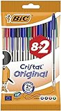 BIC Cristal Kugelschreiber, Medium, 10 Stück