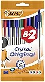 BIC Cristal Kugelschreiber, Medium, 10 Stück