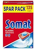 Somat Classic Spülmaschinen Tabs, 135 Tabs, Sparpack, Geschirrspül Tabs...