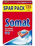 Somat Classic Spülmaschinen Tabs(135 Tabs), Geschirrspül Tabs für eine...