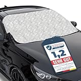 Upgrade4cars Auto Abdeckung für die Frontscheibe | Kfz Outdoor Abdeckplane...