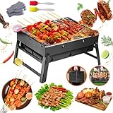 Klappgrill,Holzkohlegrill Klein,BBQ Barbecue Grill,Outdoor Picknick...