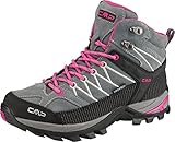 CMP Damen Rigel Mid Wmn Shoe Wp Trekking Wanderhalbschuhe, Grey Fuxia Ice,...