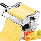 Sailnovo Nudelmaschine Pasta Maker 180 Aluminiumlegierung mit 9...