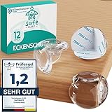 SafeMate® (12Stk.) Baby Eckenschutz - Mühelos anzubringen und...