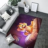 Tiger im Bettvorleger, Wohnzimmerteppich, Schlafzimmer, Krabbel-Bodenmatte...