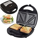 Syntrox Germany Edelstahl Maker Sandwichmaker Chefmaker SM-1300W Sandwich...