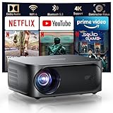 4K Beamer, 30000 Lumen iSinbox WiFi6 Bluetooth Smart Beamer, Mit...