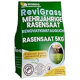 Rasensamen Schnellkeimend 5kg für 200 m² – Reparatur Rasensaat &...