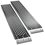 MONZANA® 2X Auffahrrampe 400 kg Tragfähigkeit galvanisierter Stahl...