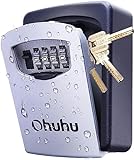 Schlüsselkasten, Ohuhu Schlüssel Tresor mit 4-Stelligem Zahlencode,...