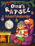 Oma's Rätsel Adventskalender: Senioren Adventskalender für Oma mit 72...