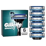 Gillette Mach3 Rasierklingen für Rasierer, 6 Ersatzklingen für...