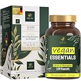 VITACTIV Vegan Essentials - 120 Kapseln (4 Monate), Vegan Supplements - All...