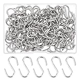 PandaHall 100 stücke 304 Edelstahl S Haken Erkenntnisse, 27mm Hängende...
