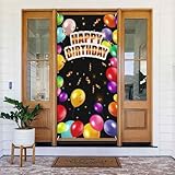 Türtapete Selbstklebend 95x210 cm Bunte Luftballons Türaufkleber 3D...