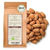 Kamelur 1kg Spanische BIO Mandeln natur – ganze geschälte Mandeln BIO...