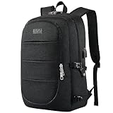 AMBOR Rucksack Herren, 17,3 Zoll Laptop Rucksack Schulrucksack mit...