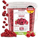 Himbeeren gefriergetrocknet, KEINE Chinaware, 500g gefriergetrocknete ganze...