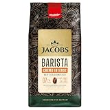 Jacobs Kaffeebohnen Barista Crema Intense, intensiv mit dunkler Schokolade...