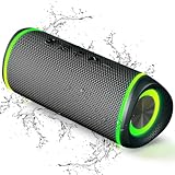 Bluetooth Lautsprecher, Bluetooth Box Mit HD-Sound, tragbar, drahtlos, IPX6...