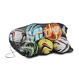 Mitre Netz-Fußballsack, belüftet, für 10 Bälle, Schwarz,...