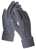 TRENDOUX Warme Handschuhe Winter Damen, Thermo Winter Flauschige Merino...