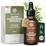 Grüne Valerie Wildes australisches Teebaumöl 50 ml – 100% natives,...