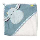 Fehn Badetuch Baby Drache - Badehandtuch Kinder Poncho aus Frottee -...