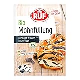 RUF Bio Mohnfüllung, herzhafte Grundlage für Mohn-Kuchen, Mohn-Schnecken...