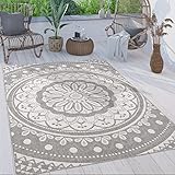 Paco Home Outdoor Teppich wetterfest & robust modernes Mandala & Boho...