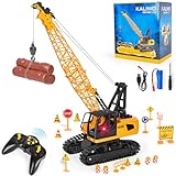 Charmofun Kran Spielzeug, Ferngesteuerter Spielzeugkran mit 12 Kanälen,...