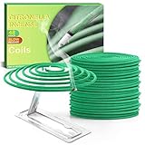 SCENTORINI Citronella Räucherspirale, Zitronengras Coils für Innen und...