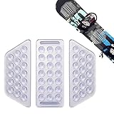 Set mit 3 Stück Stomp Pad, Klar Anti-Rutsch Stomp Pad Snowboard Grip Pad...