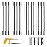 Alriedy 24 STK Dekupiersägeblatt 133mm Feinschnitt Laubsägeblätter mit...